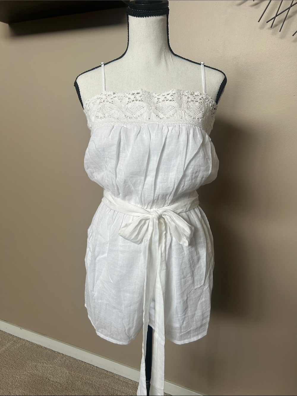 NWT Olivaceous Ramie Romper Sz Small